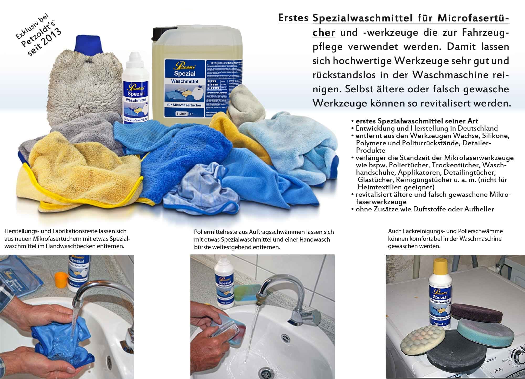 Petzoldt's® | Spezial-Waschmittel für Microfasertücher | 500ml