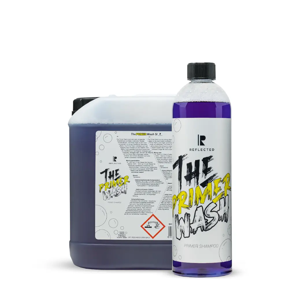 REFLECTED | The PRIMER Wash | alkalisches Autoshampoo | 5l